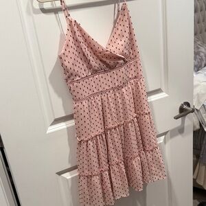 Trixxi Pink Patterned Mini Dress